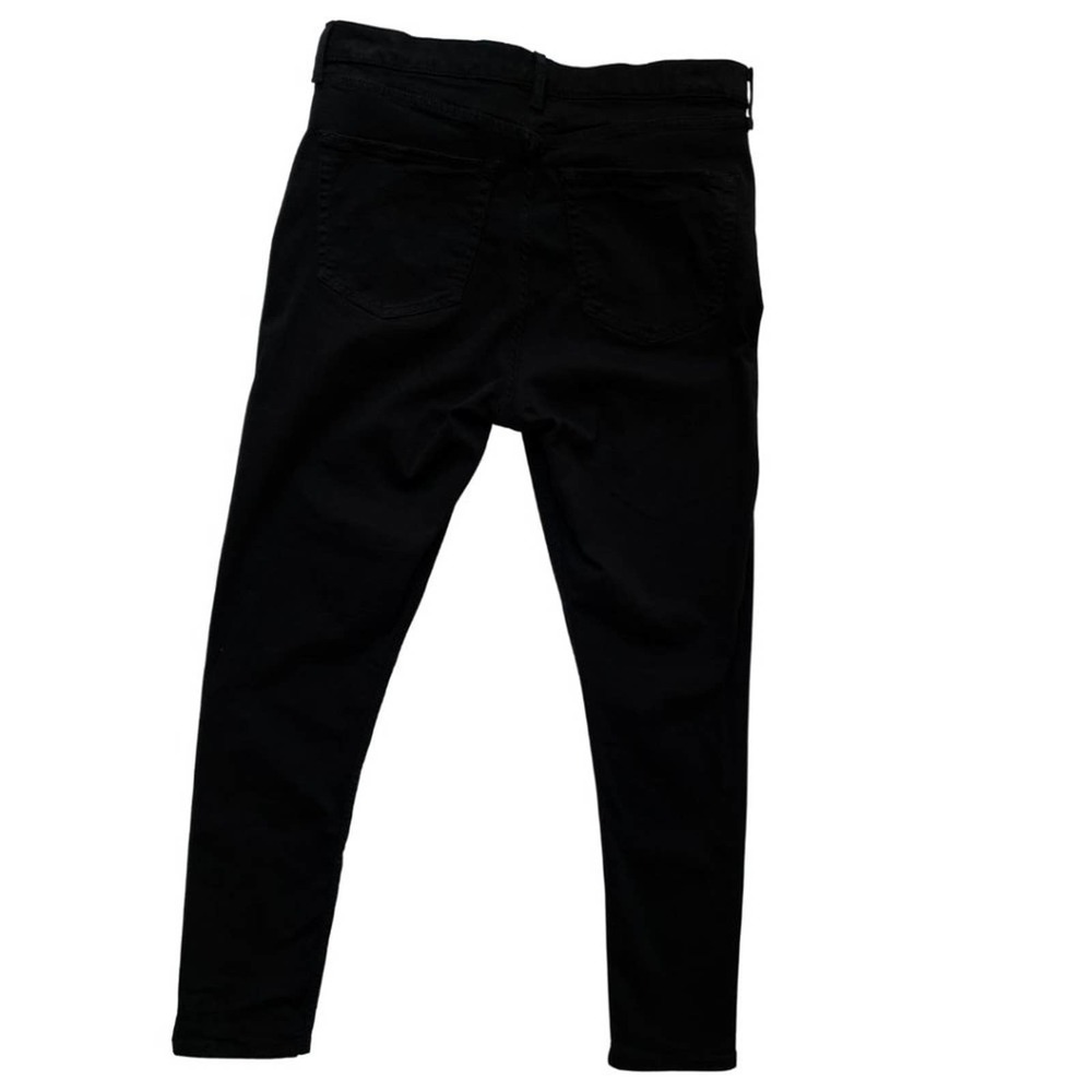 TOPSHOP Moto Jamie Petite High Waist Black Jeans W34L30 - Picture 4 of 12